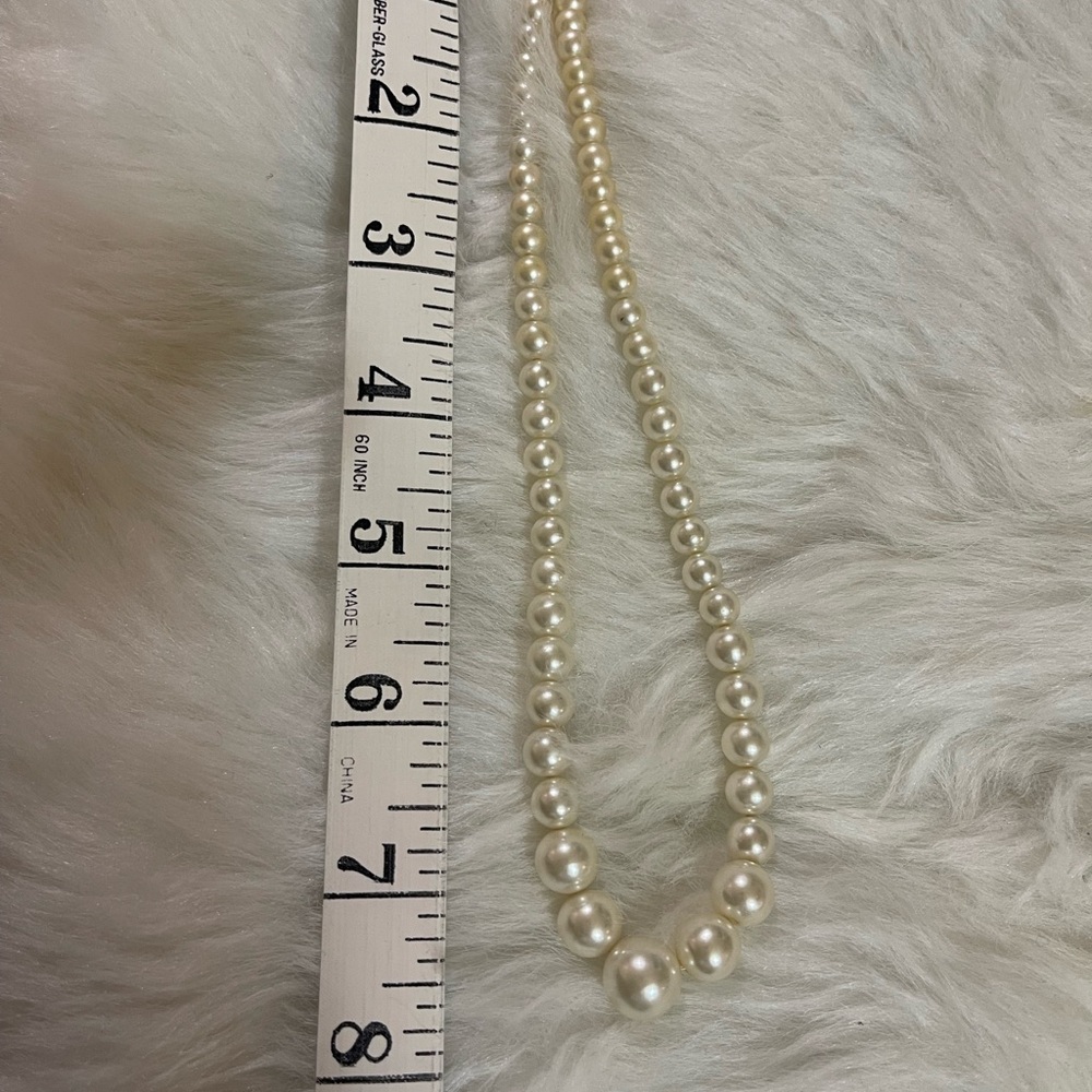 Classic Vintage Napier Faux Pearl Necklace - Elegant Women’s Jewelry